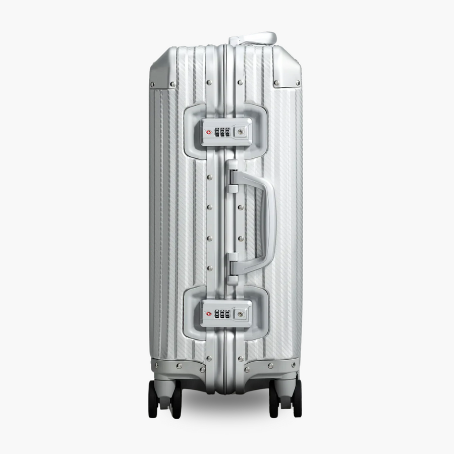 AMICE FLORENCE ALUMINIUM REISKOFFER ZILVER
