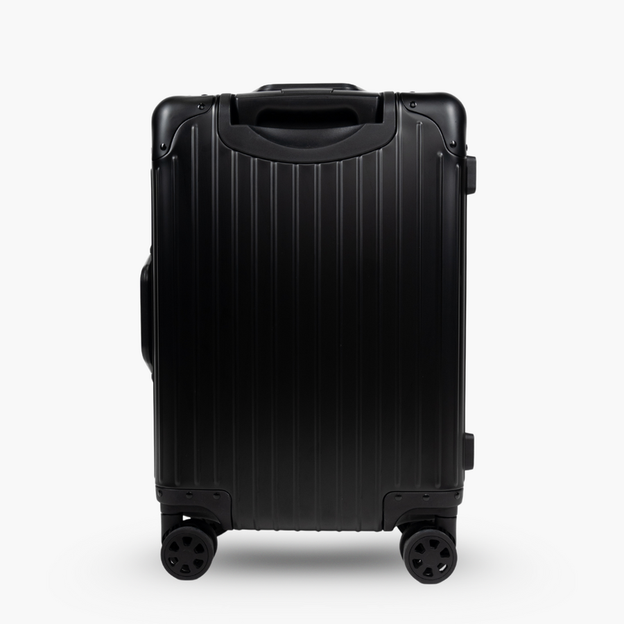 AMICE GENÈVE ALUMINIUM REISKOFFER ZWART