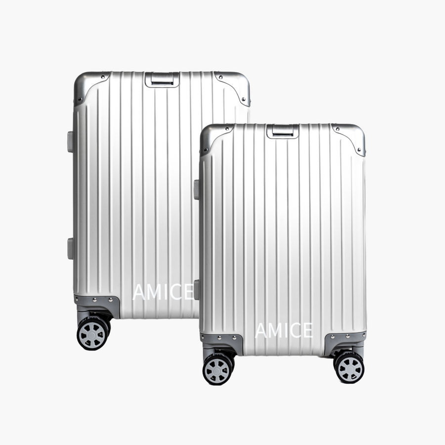AMICE GENÈVE ALUMINIUM REISKOFFER MIX SET