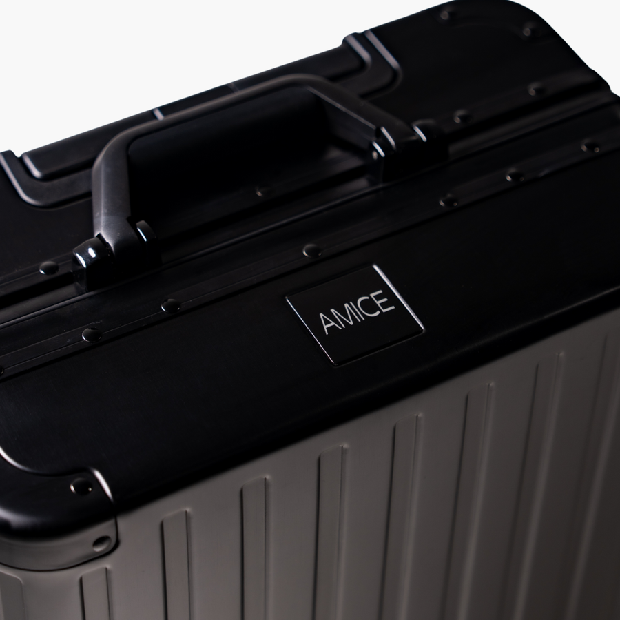 AMICE ORIGINAL ALUMINIUM REISKOFFER ZWART