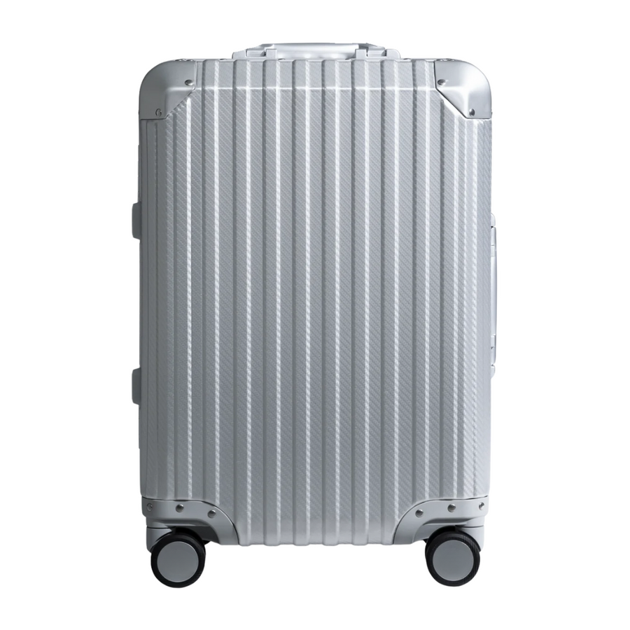 AMICE FLORENCE ALUMINIUM REISKOFFER ZILVER
