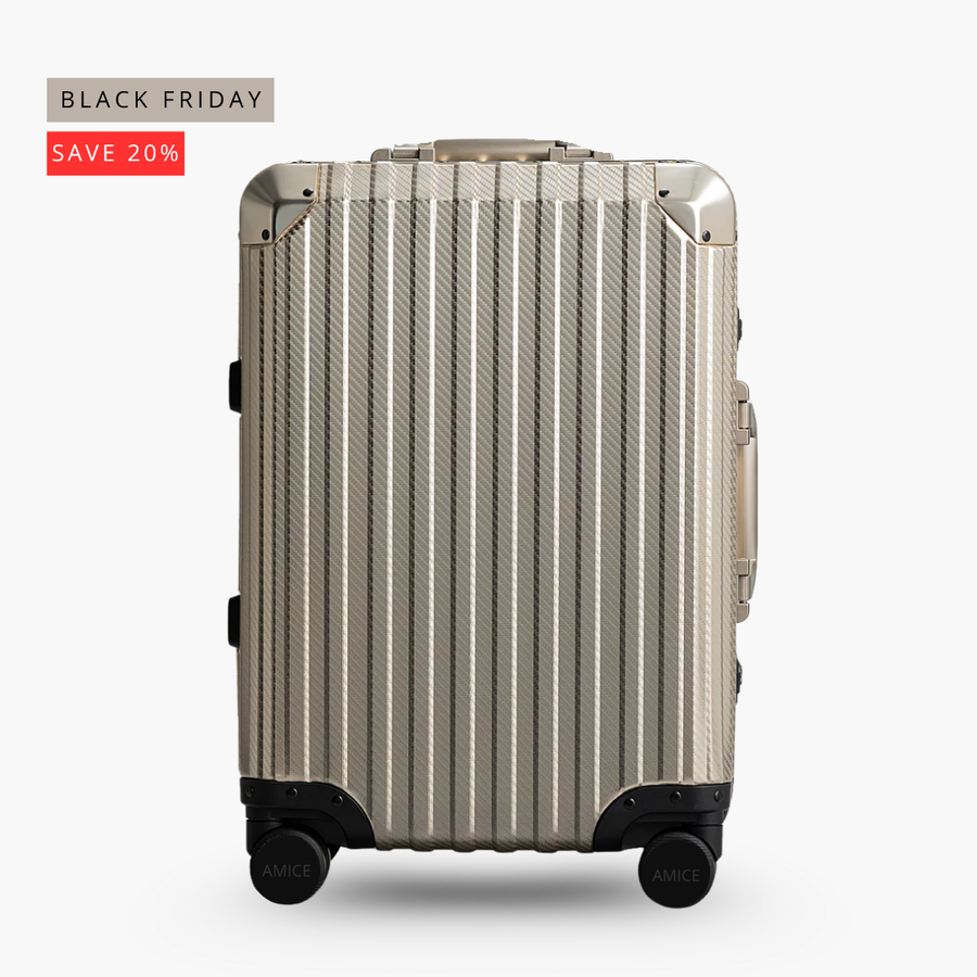 AMICE FLORENCE ALUMINIUM REISKOFFER CHAMPAGNE