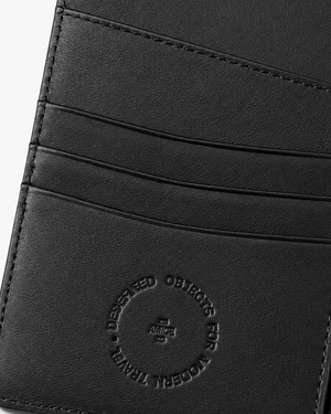 passport holder black