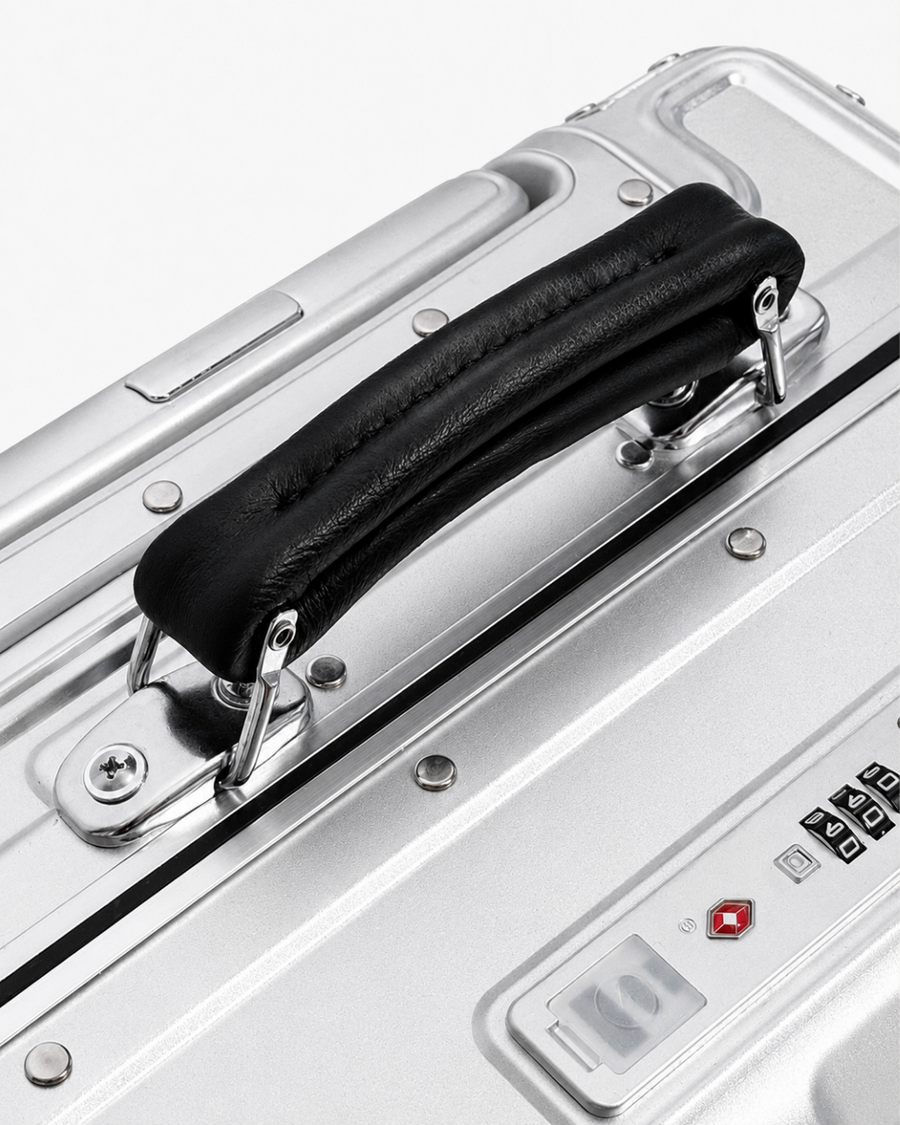 Leren handvatdetails