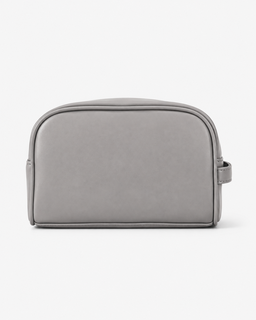 toiletery bag grey