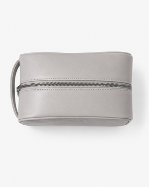 toiletery bag grey