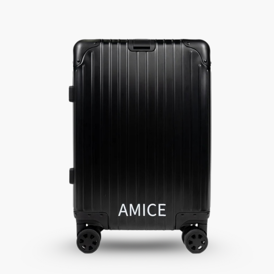 AMICE GENÈVE ALUMINIUM REISKOFFER ZWART
