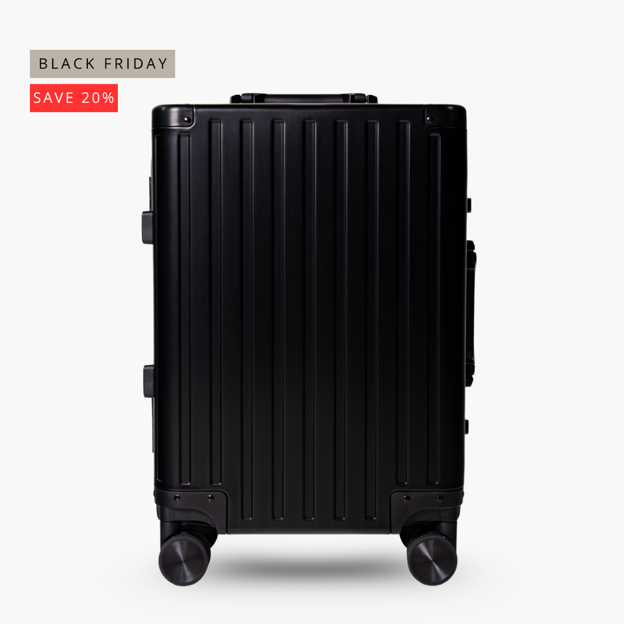 AMICE ORIGINAL ALUMINIUM REISKOFFER ZWART