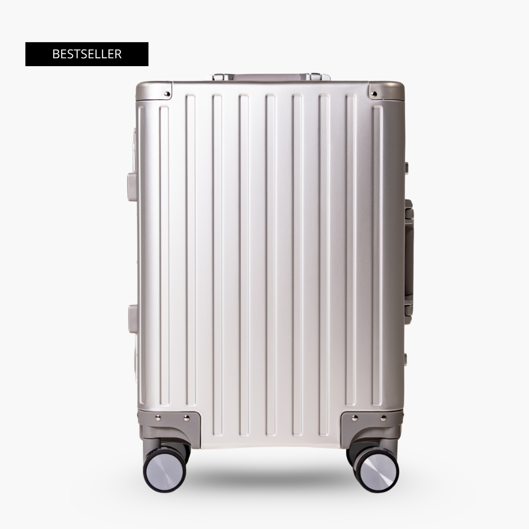 AMICE ORIGINAL ALUMINIUM REISEKOFFER SILBER