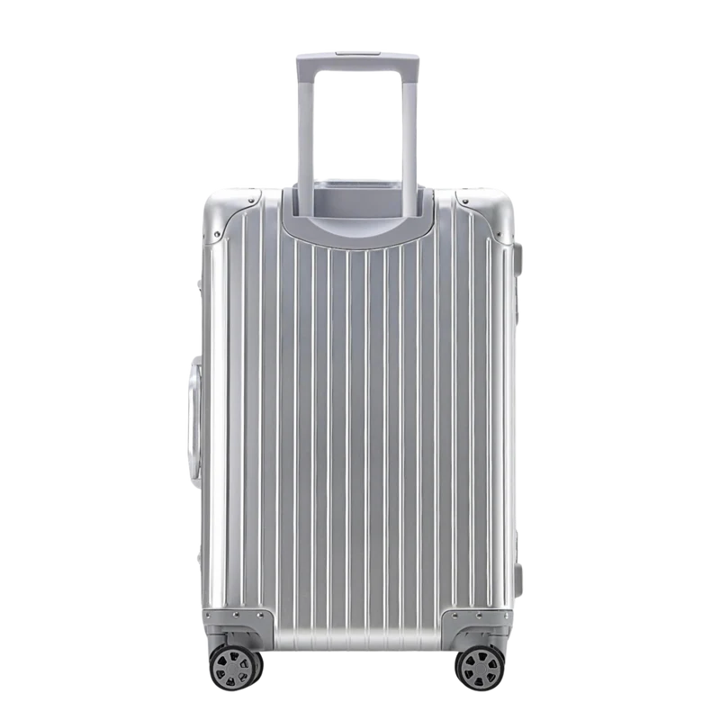 AMICE GENÈVE ALUMINIUM REISKOFFER ZILVER