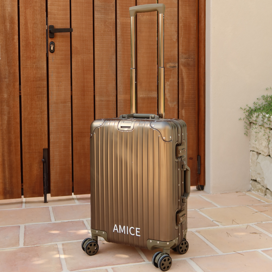 AMICE GENÈVE ALUMINIUM REISKOFFER CHAMPAGNE