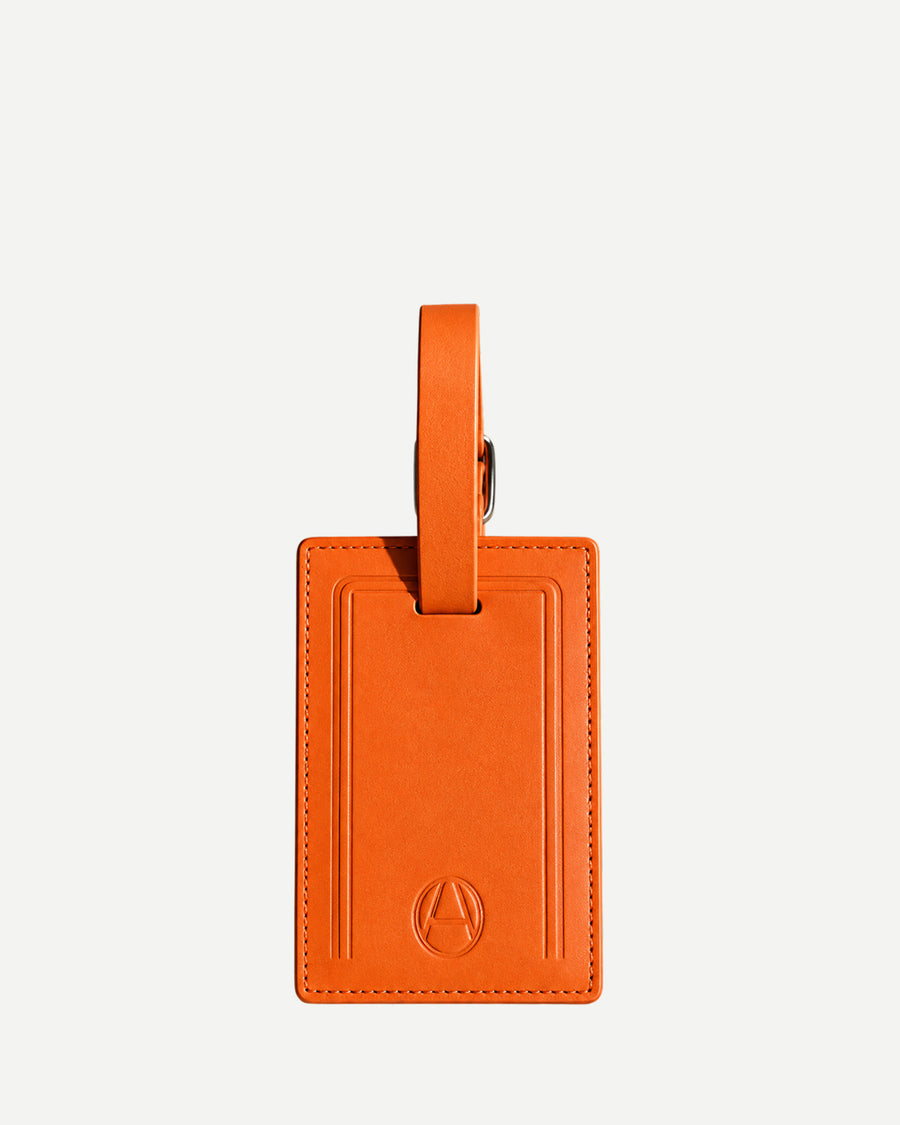 Luggage label orange