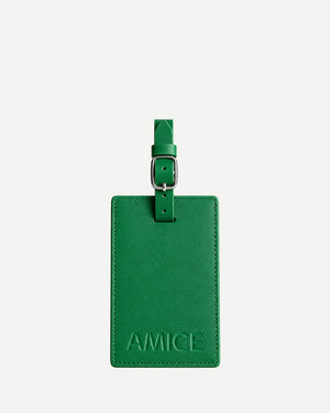 Luggage label green