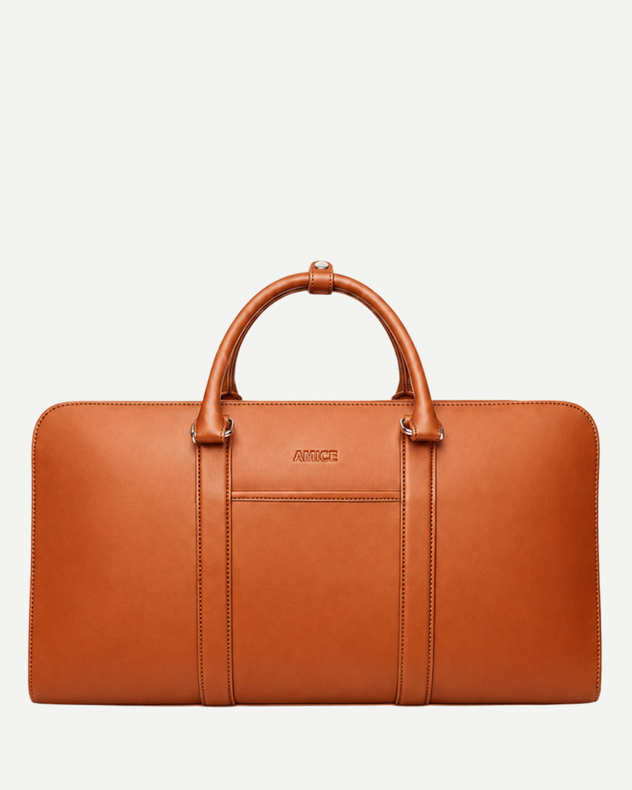Weekend bag - cognac